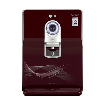 8L RO UV UF MB Water Purifier with Steel Tank Crimson Red